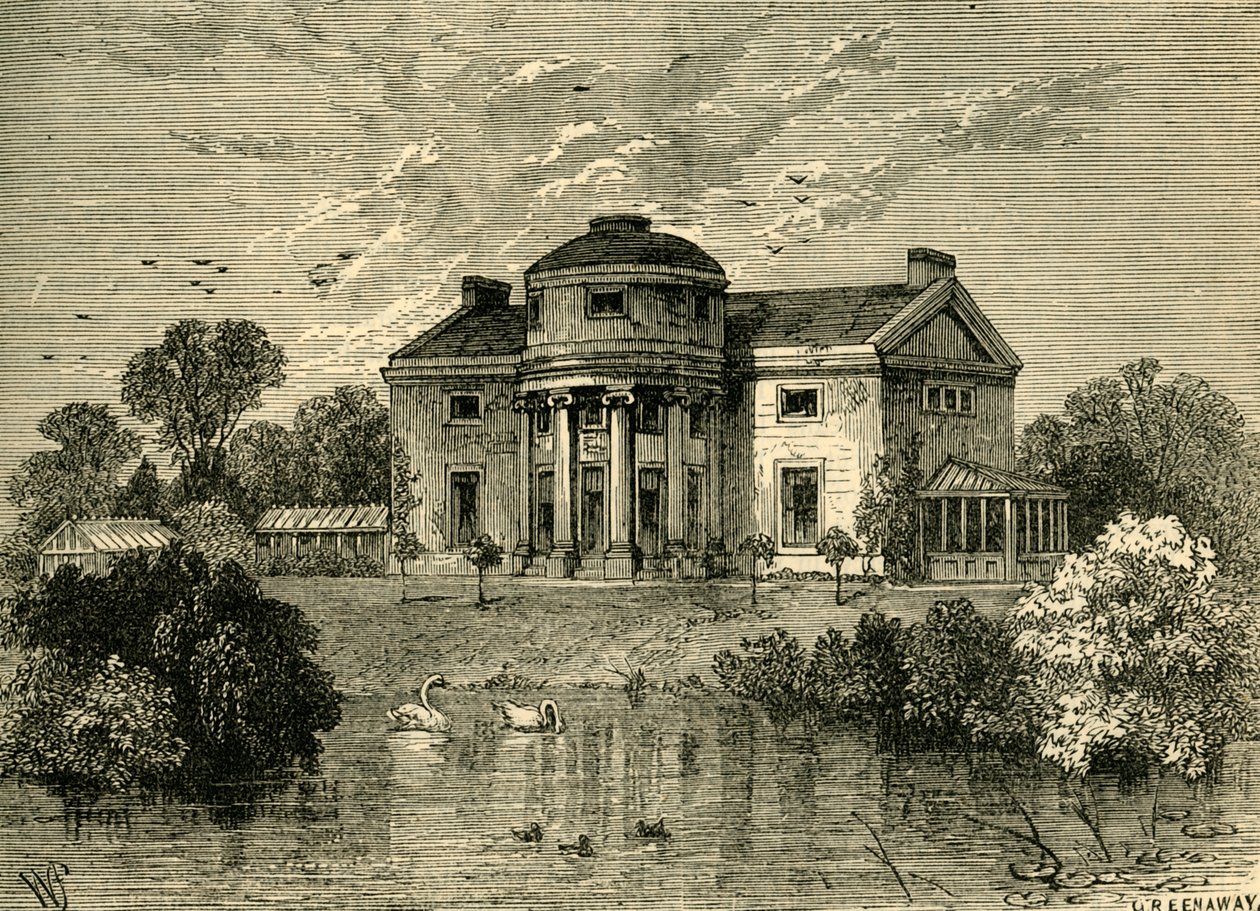 The Holme, Regents Park, c1876. af Unbekannt