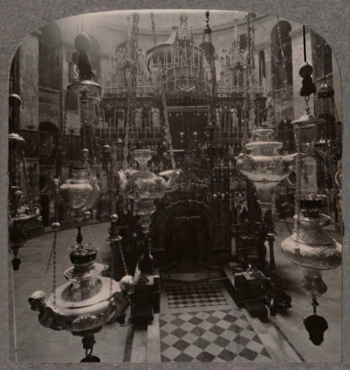Den Hellige Gravs Kirke, Jerusalem, ca. 1900 af Unbekannt