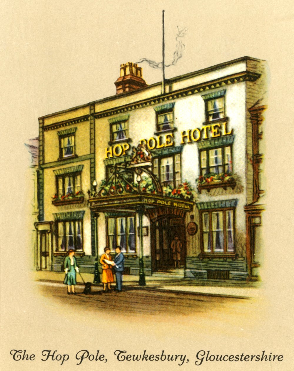 The Hop Pole, Tewkesbury, Gloucestershire, 1936. af Unbekannt