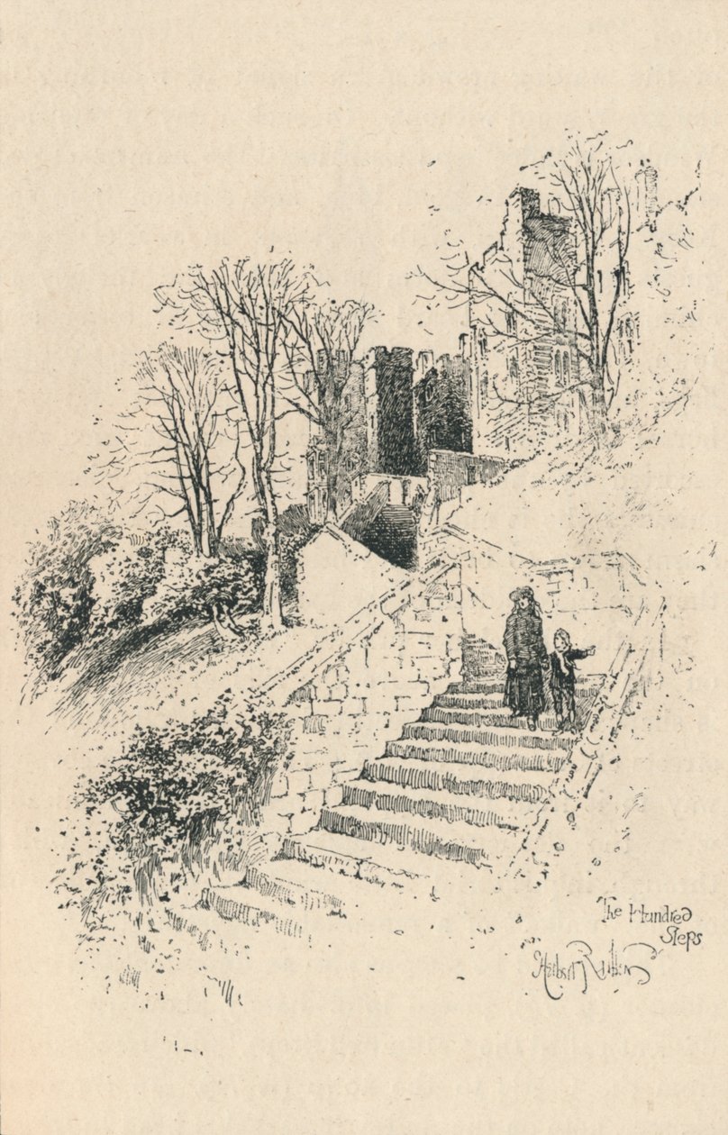 De Hundrede Skridt, 1895 af Unbekannt