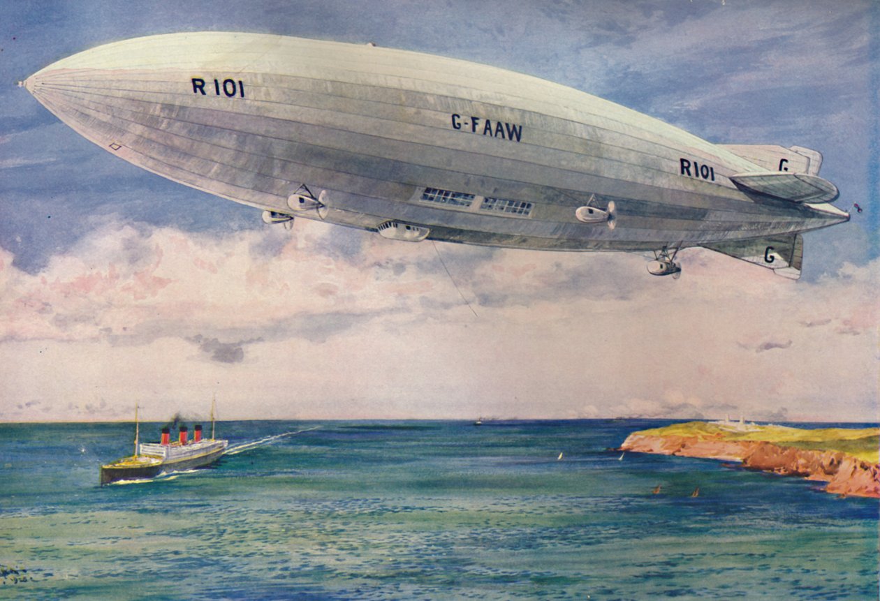 Den skæbnesvangre R101, 1927 af Unbekannt