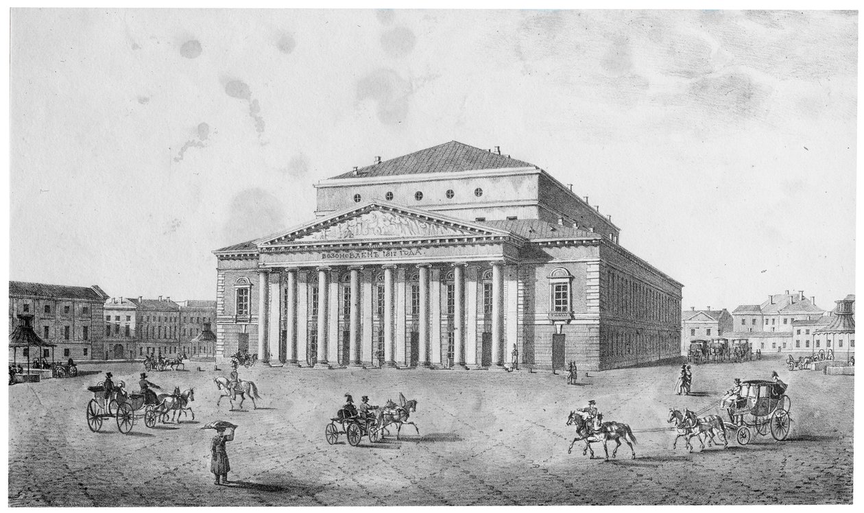 Det kejserlige Bolshoi Kamenny Theatre, Skt. Petersborg, Rusland, 1820