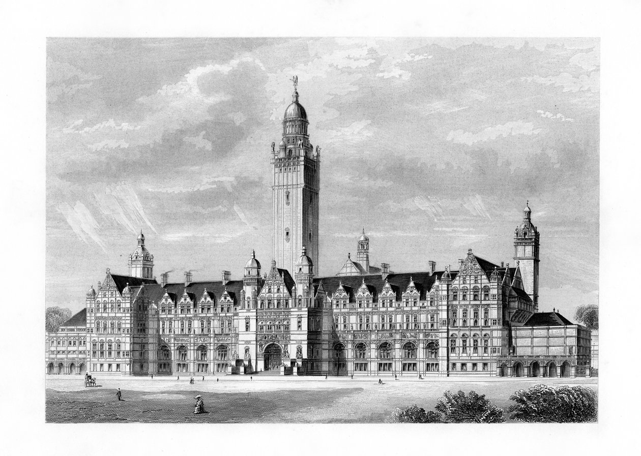 The Imperial Institute, South Kensington, London, 1899 af Unbekannt
