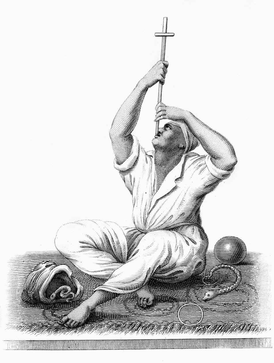 Den indiske jonglør, 1818 af Unbekannt
