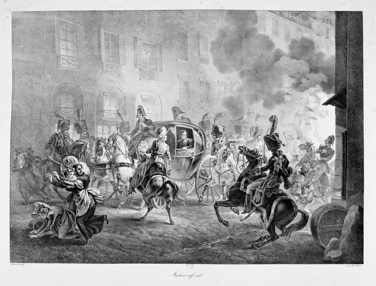 The Infernal Machine, 24. december 1800, 1800-tallet af Unbekannt