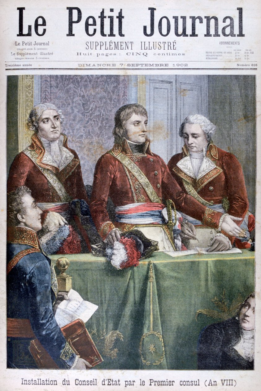 Indsættelsen af rigsrådet af den første konsul Napoleon, 1799 1902 af Unbekannt