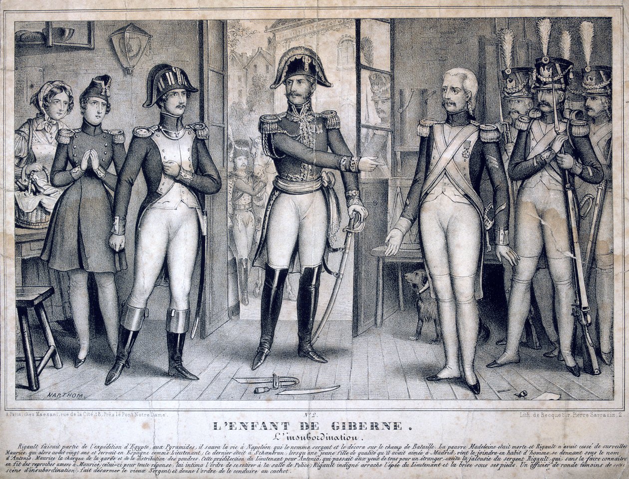 Insubordination, 1800-tallet af Unbekannt
