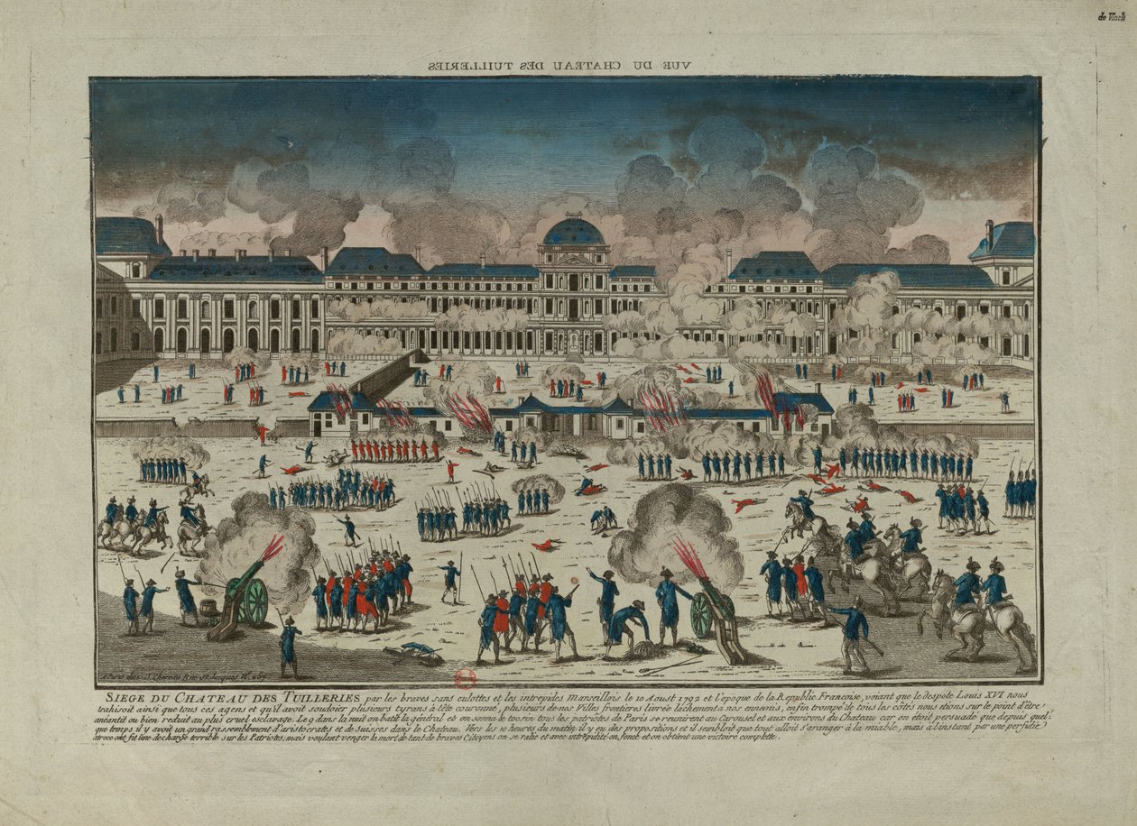 Opstanden den 10. august 1792, 1792. af Unbekannt