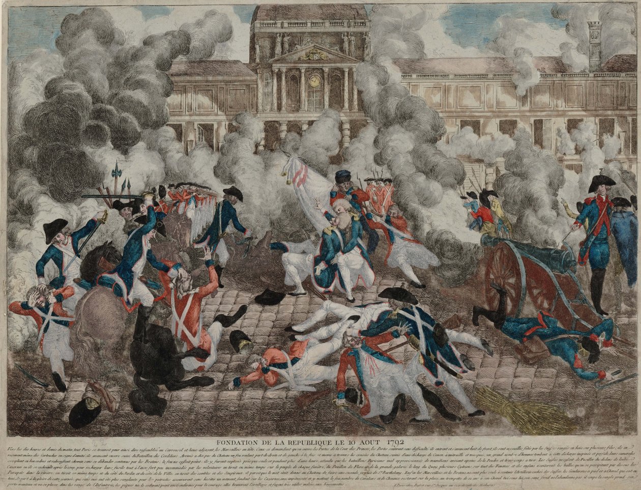 Opstanden den 10. august 1792, 1792. af Unbekannt