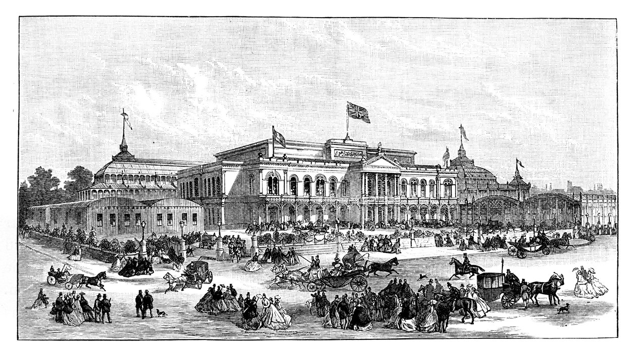 Den internationale udstilling, Dublin, Irland, 1865 af Unbekannt