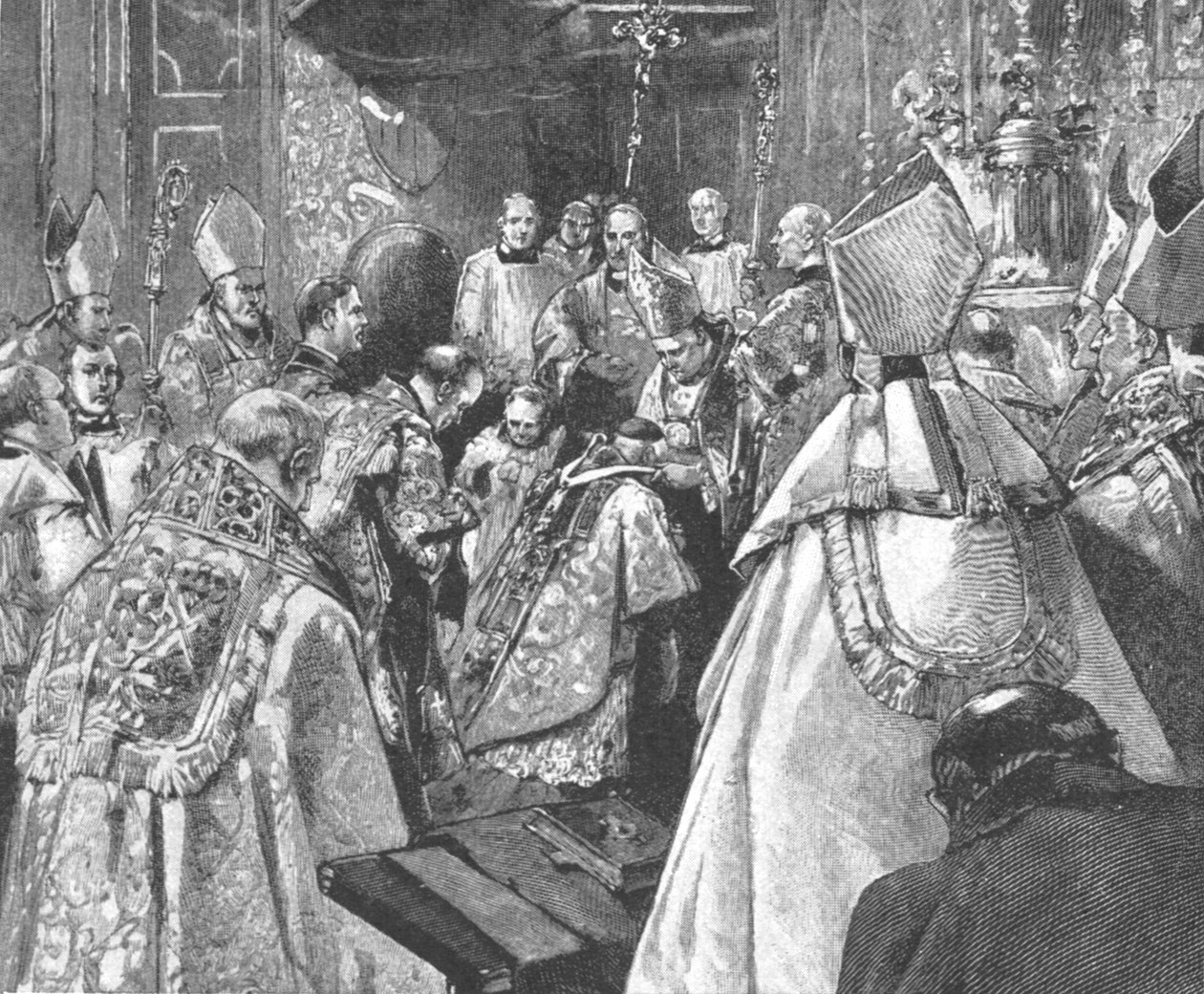Ærkebiskop Vaughans indlæggelse... ved Brompton Oratory, 16. august 1892, 1901. af Unbekannt