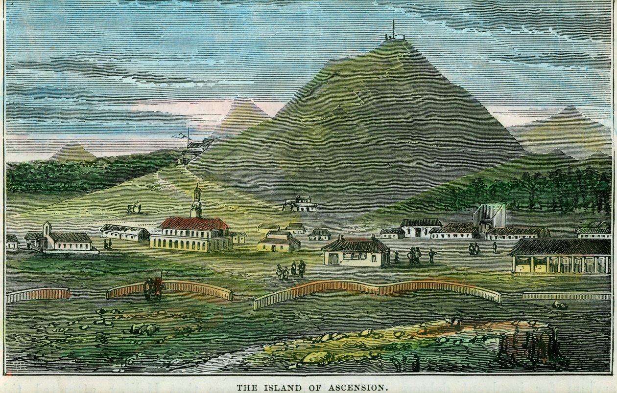 The Island of Ascension, c1880 af Unbekannt