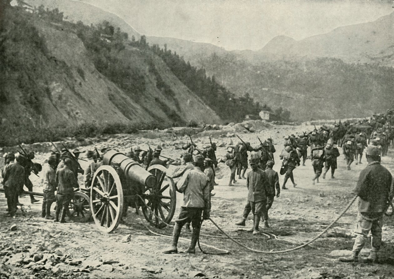 Den italienske hær i marts 1919. af Unbekannt