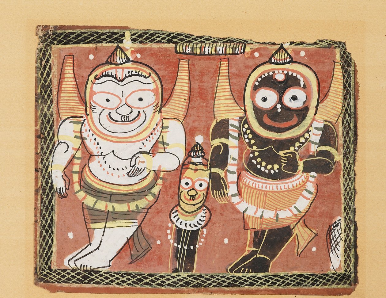 Jagannatha Trio, 1800-tallet af Unbekannt