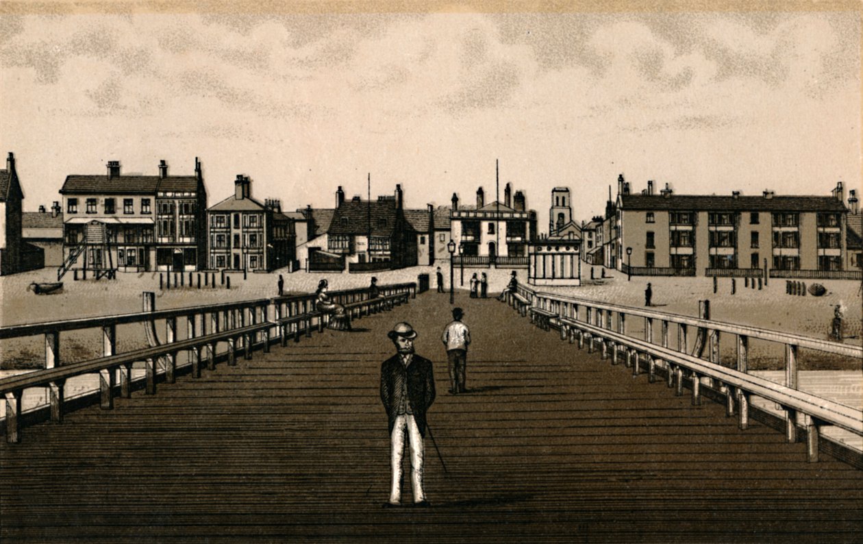 The Jetty, c1880. af Unbekannt