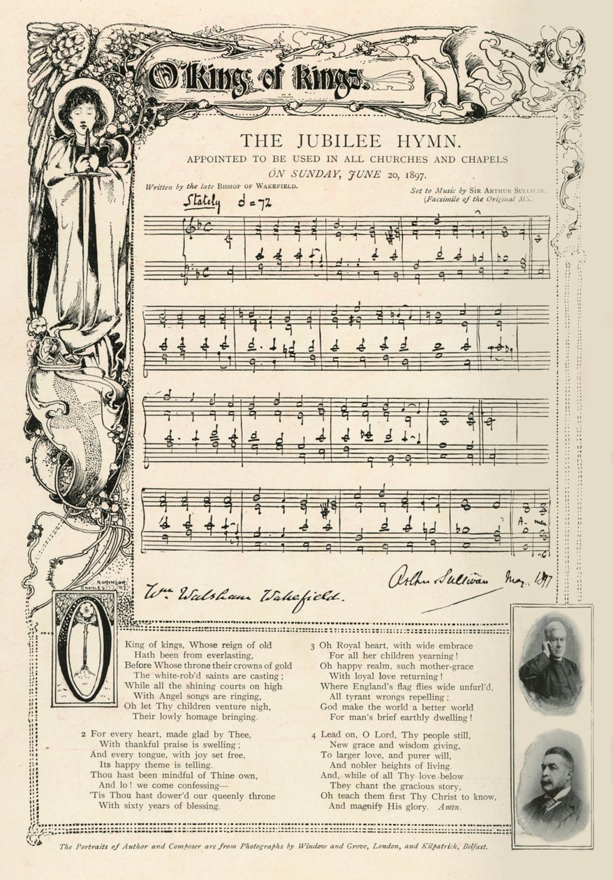 Jubilæumssalmen. Udnævnt til at blive brugt i alle kirker og kapeller søndag den 20. juni 1897 af Unbekannt