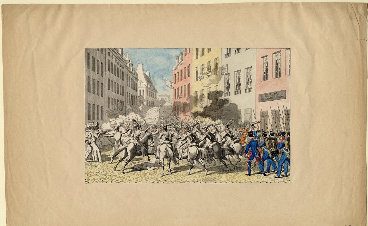 Julirevolutionen 1830, 1830 af Unbekannt