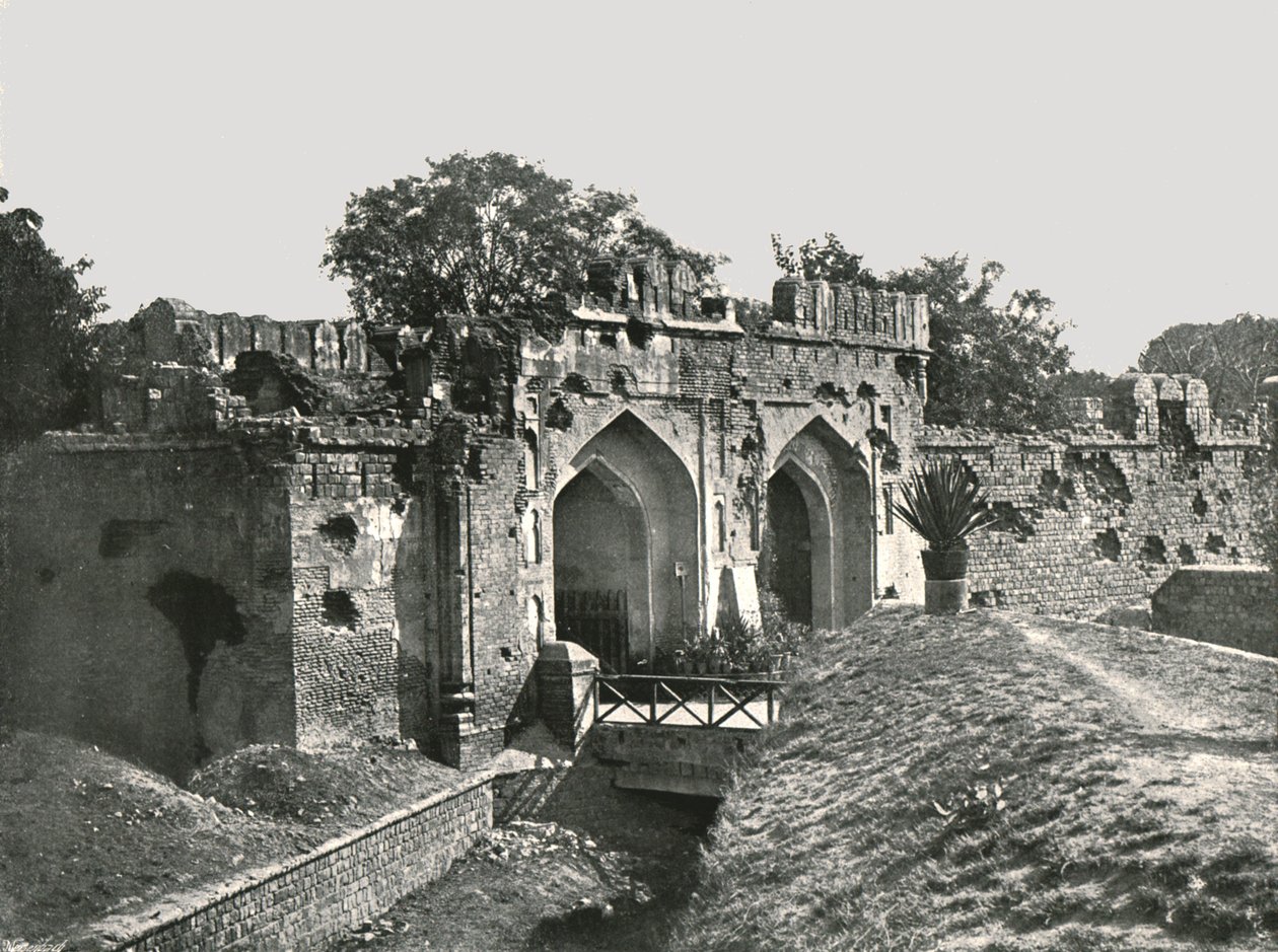 Kashmiri-porten, Delhi, Indien, 1895. af Unbekannt