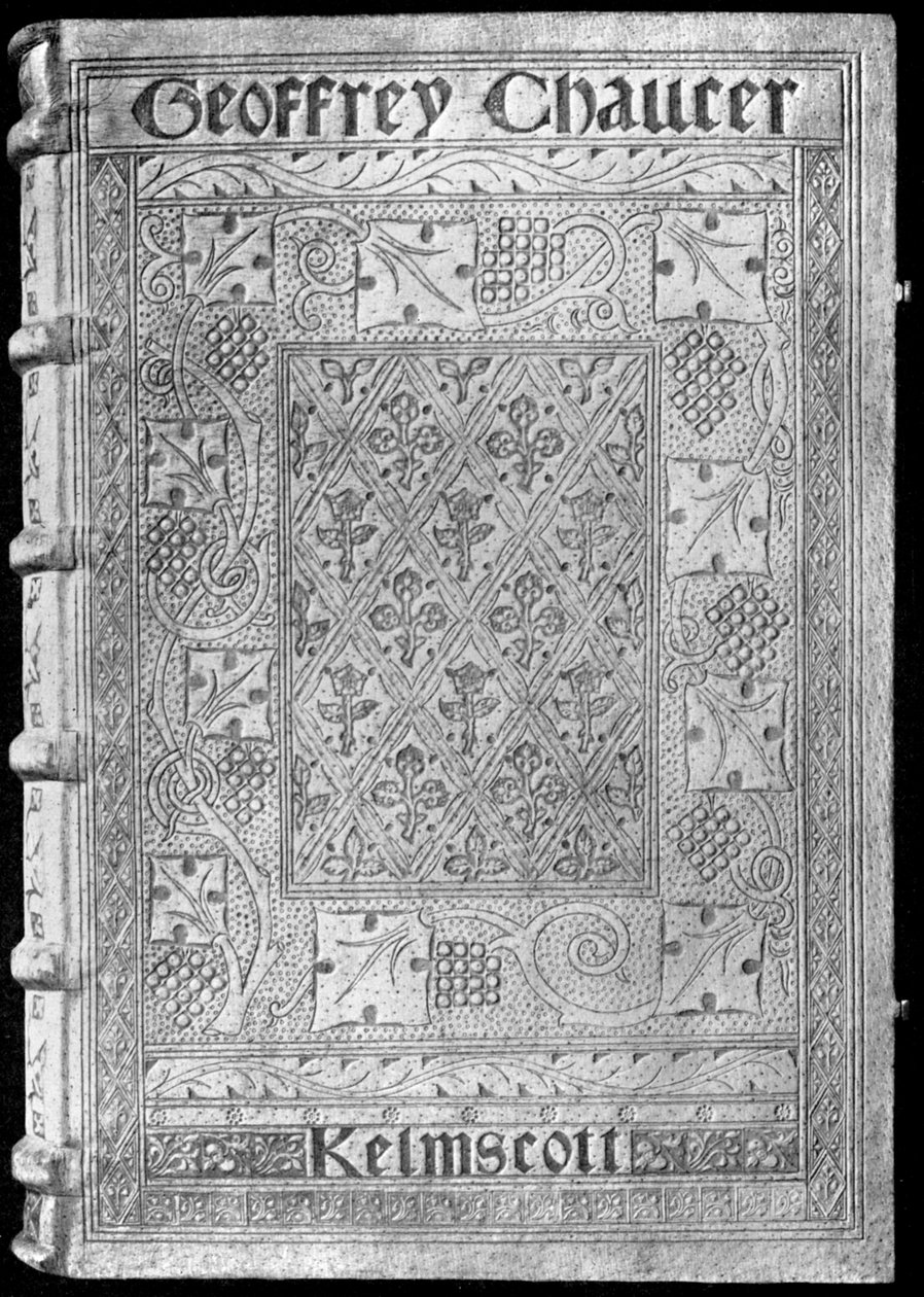 Kelmscott Chaucer, med en speciel indbinding af William Morris, 1896 1901 af Unbekannt