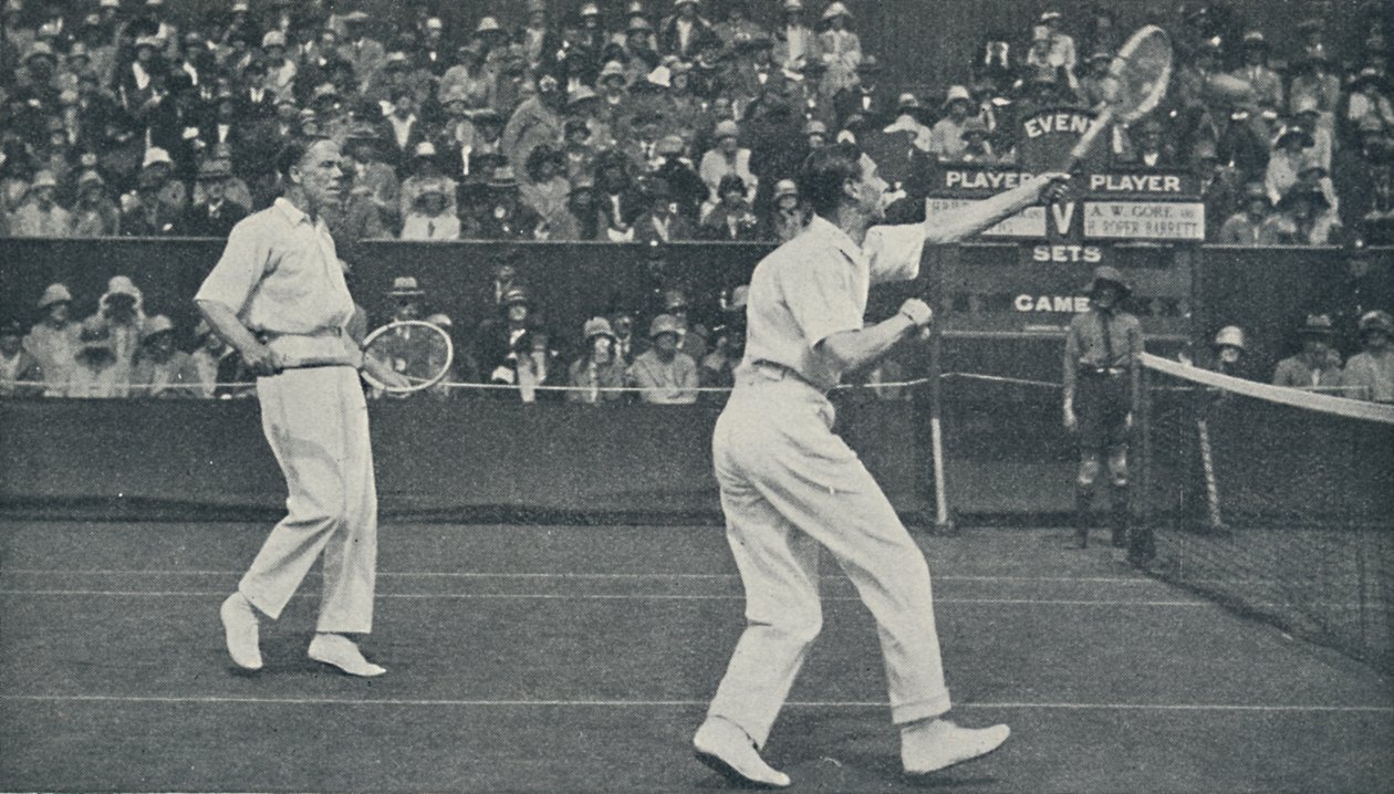 Kongen som græsplæne-tennisspiller, 1926, 1937. af Unbekannt