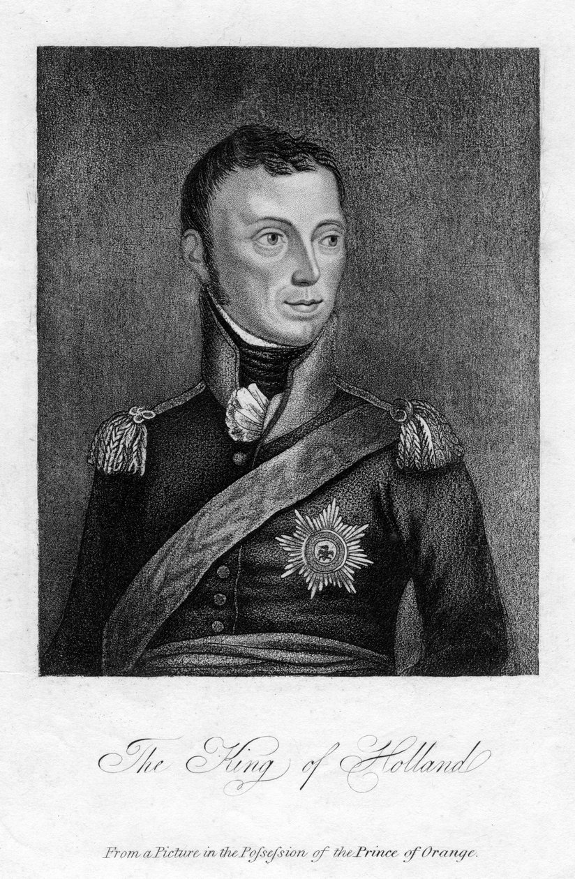 Kongen af Holland, 1800-tallet af Unbekannt