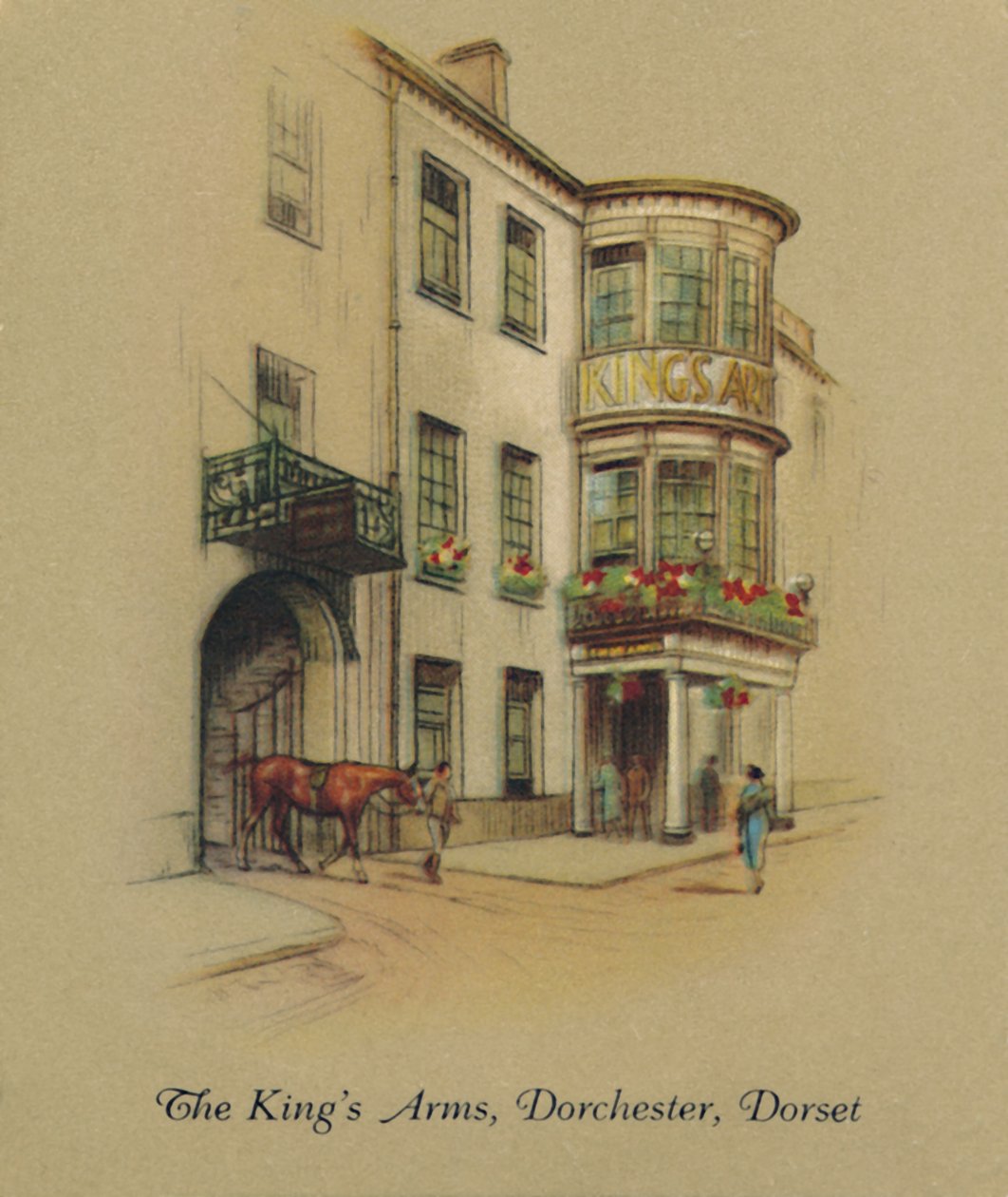 The Kings Arms, Dorchester, Dorset, 1939 af Unbekannt