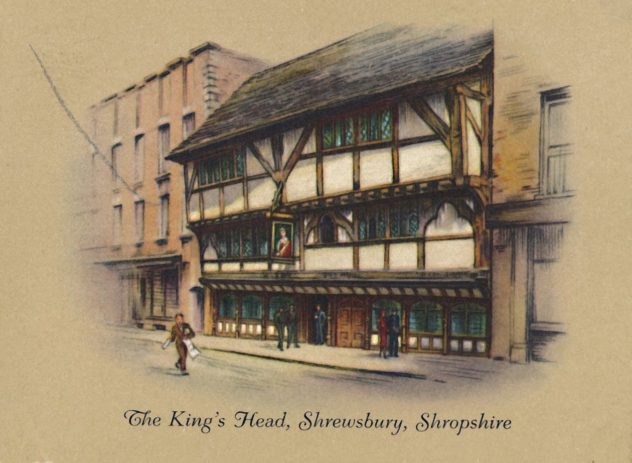 The Kings Head, Shrewsbury, Shropshire, 1939 af Unbekannt