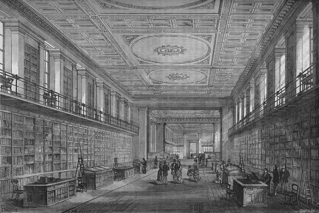 Kings Library, London, 1878 af Unbekannt