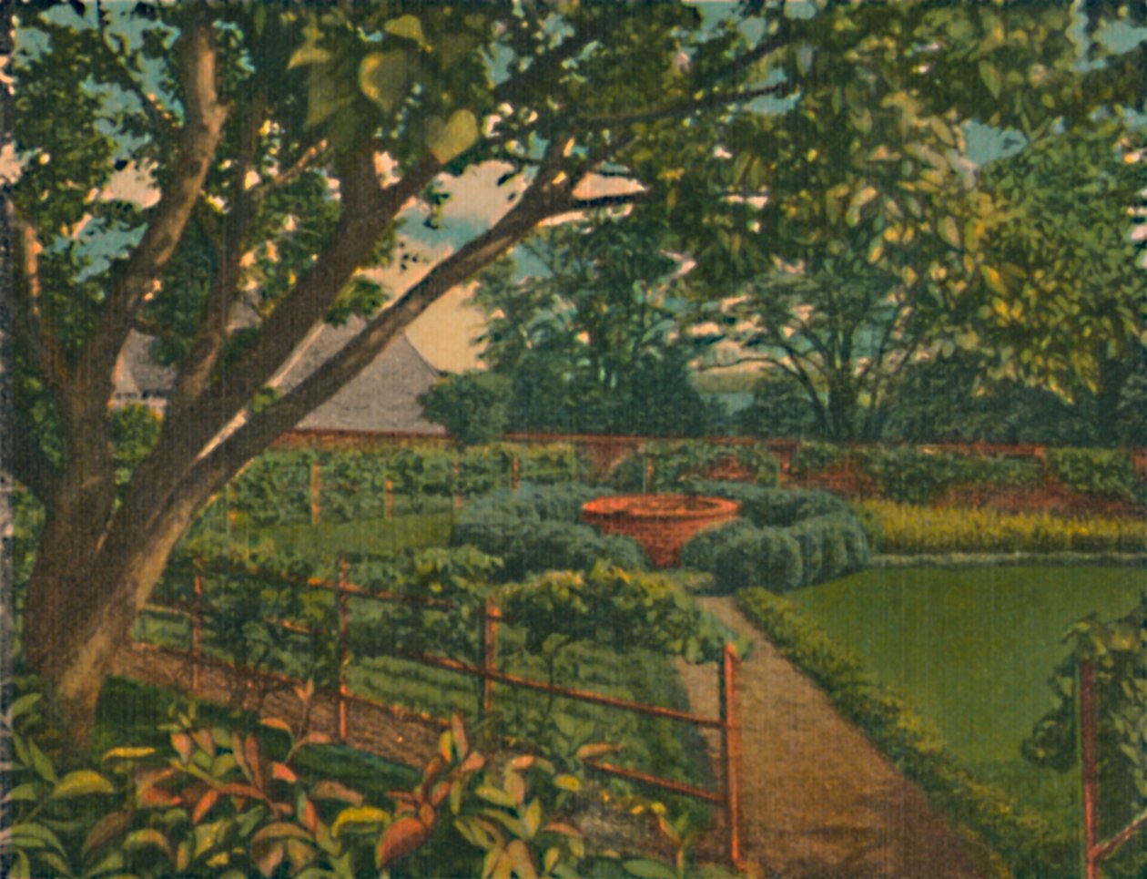 Køkkenhaven, 1946 af Unbekannt