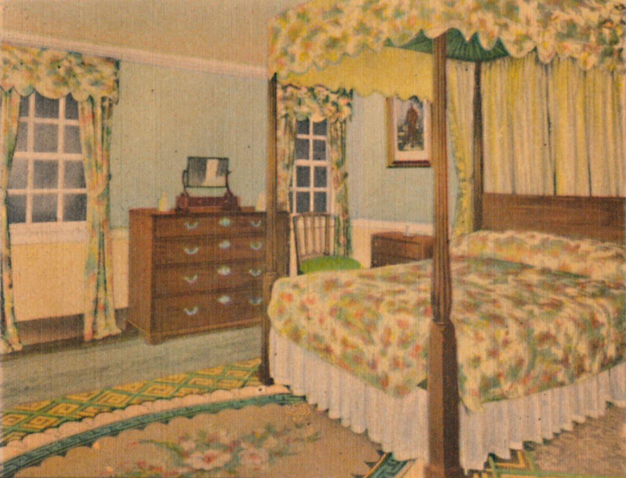 Lafayette soveværelset, 1946 af Unbekannt