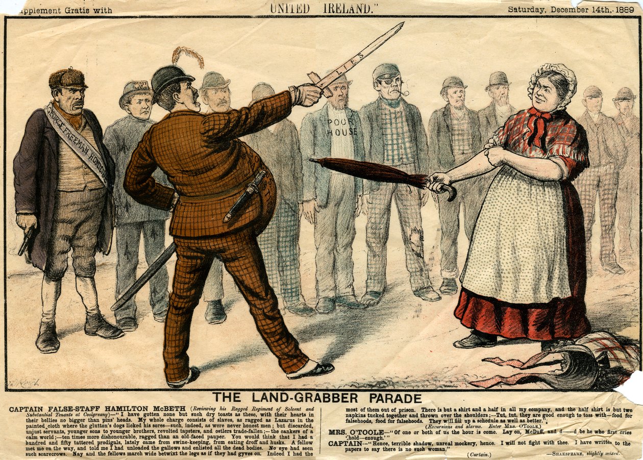 Landfangerparaden, 1889 af Unbekannt
