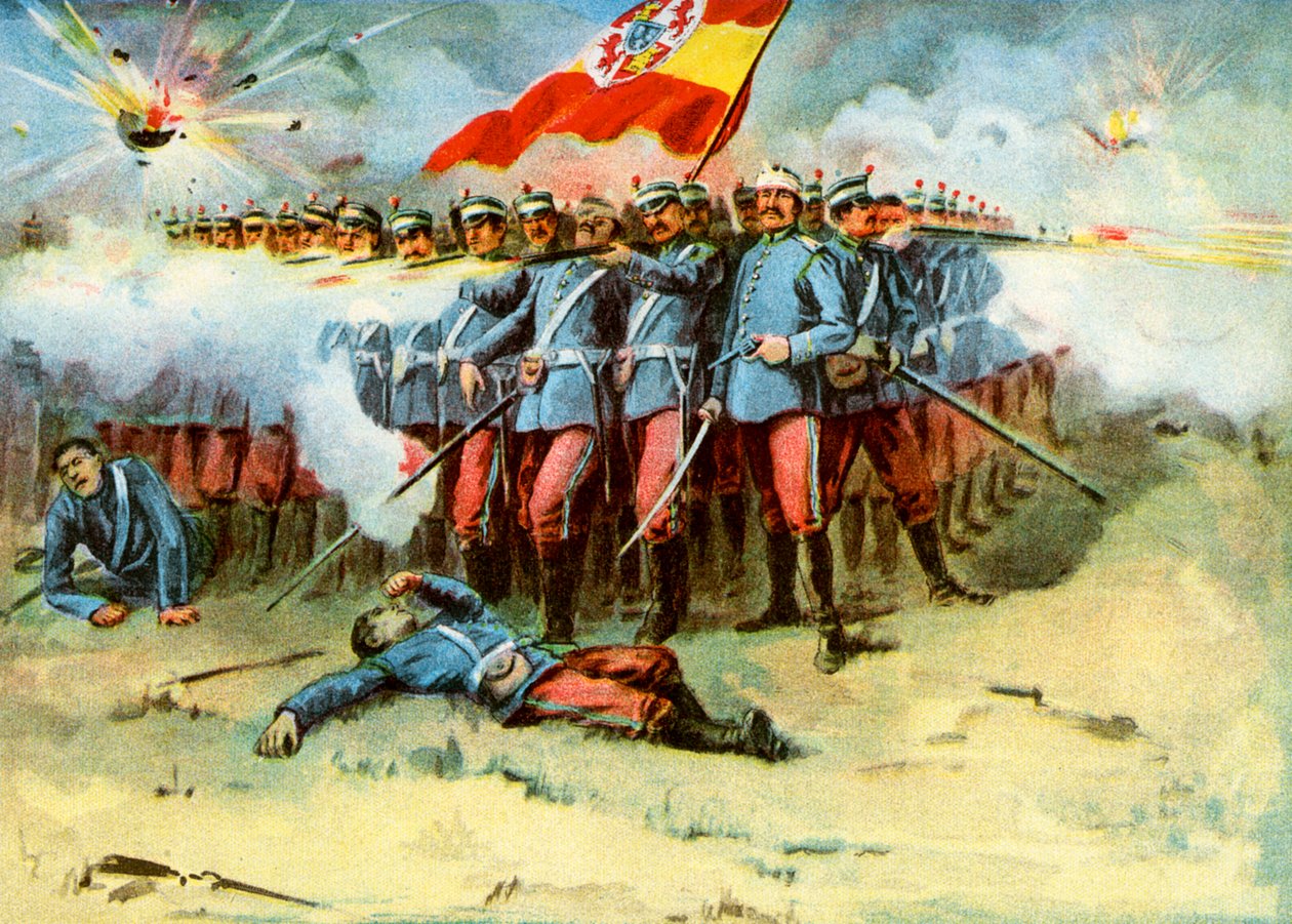 The Last Stand, plads for spansk infanteri, spansk-amerikansk krig, 1898 af Unbekannt