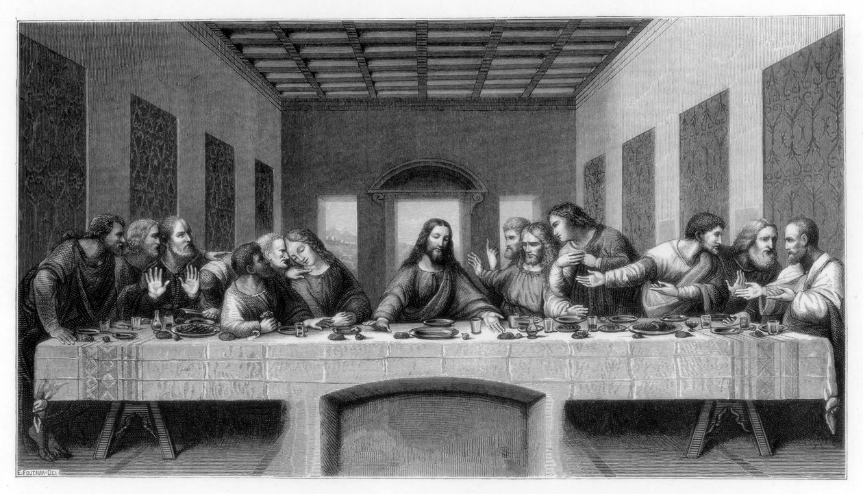 Den sidste nadver, 1498 1870 af Unbekannt