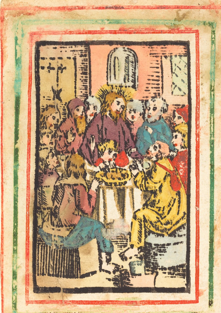 Den sidste nadver, ca. 14801500. af Unbekannt
