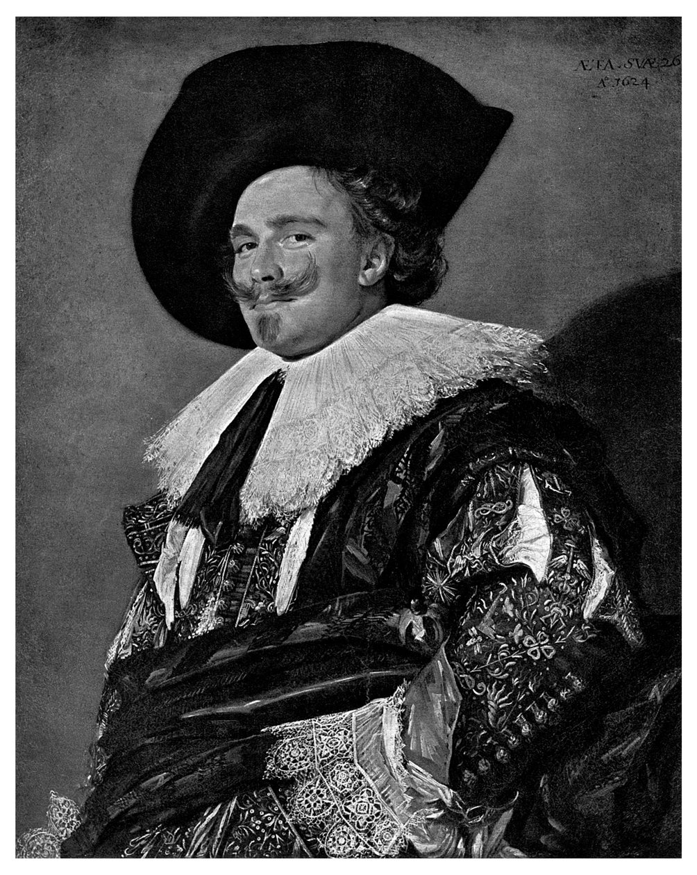 Den leende kavaler, 1624 1901 af Unbekannt