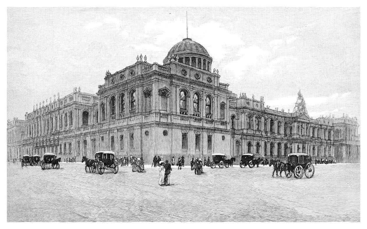 The Law Courts, Melbourne, Victoria, Australien, 1886 af Unbekannt
