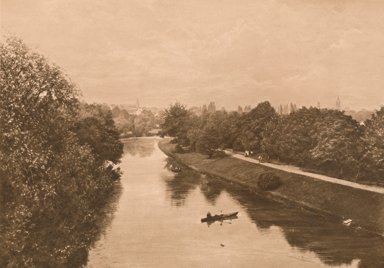 The Leam at Leamington, 1902 af Unbekannt
