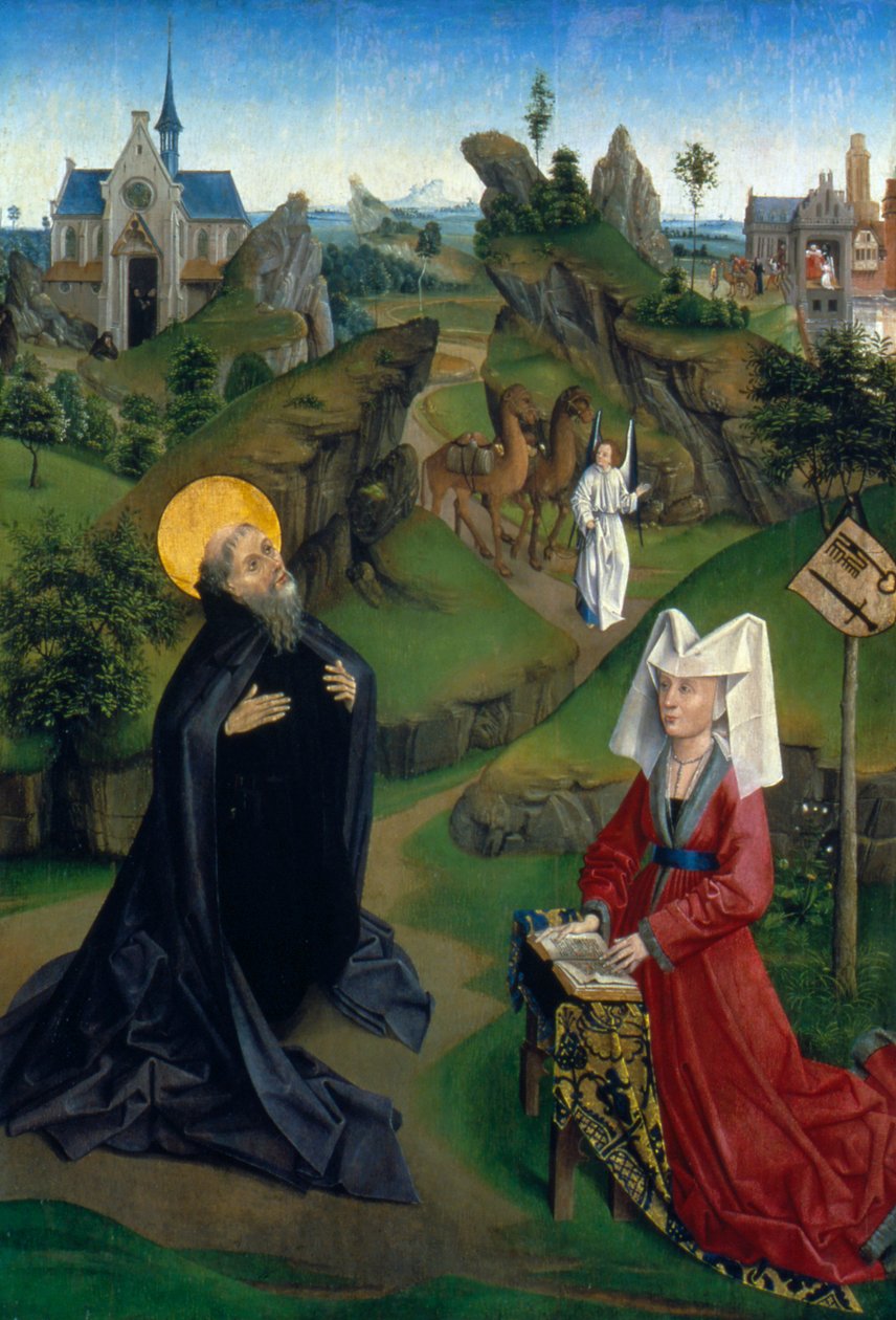 Legenden om Sankt Antonius, c1450 af Unbekannt