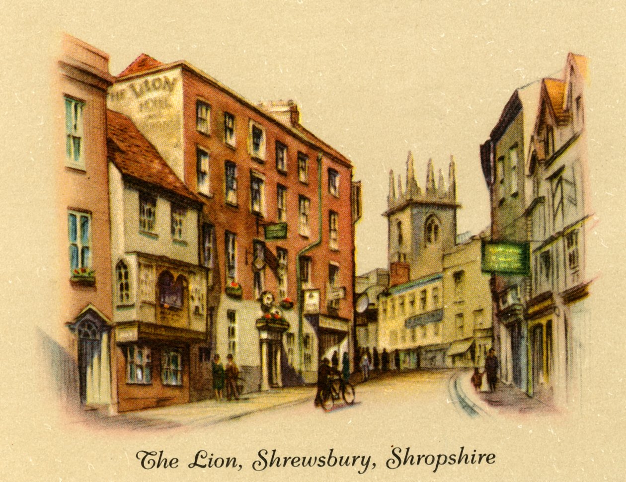 Løven, Shrewsbury, Shropshire, 1936. af Unbekannt