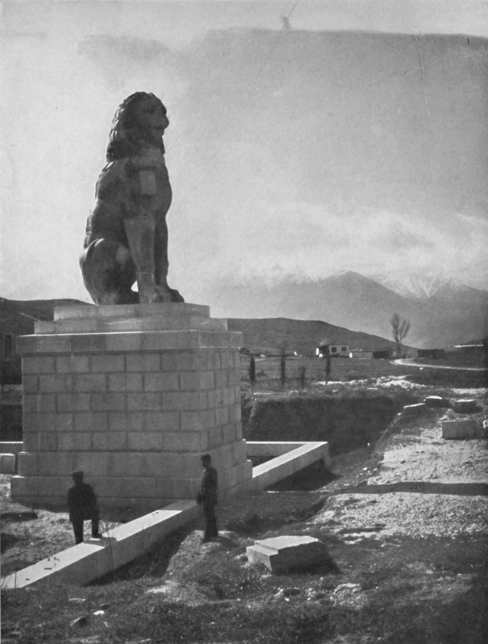Løven af Chaeronea, Akropolis og Mount Parnassus, 1913 af Unbekannt