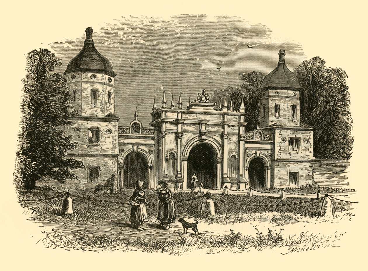 The Lodge, Burghley Park, 1898. af Unbekannt