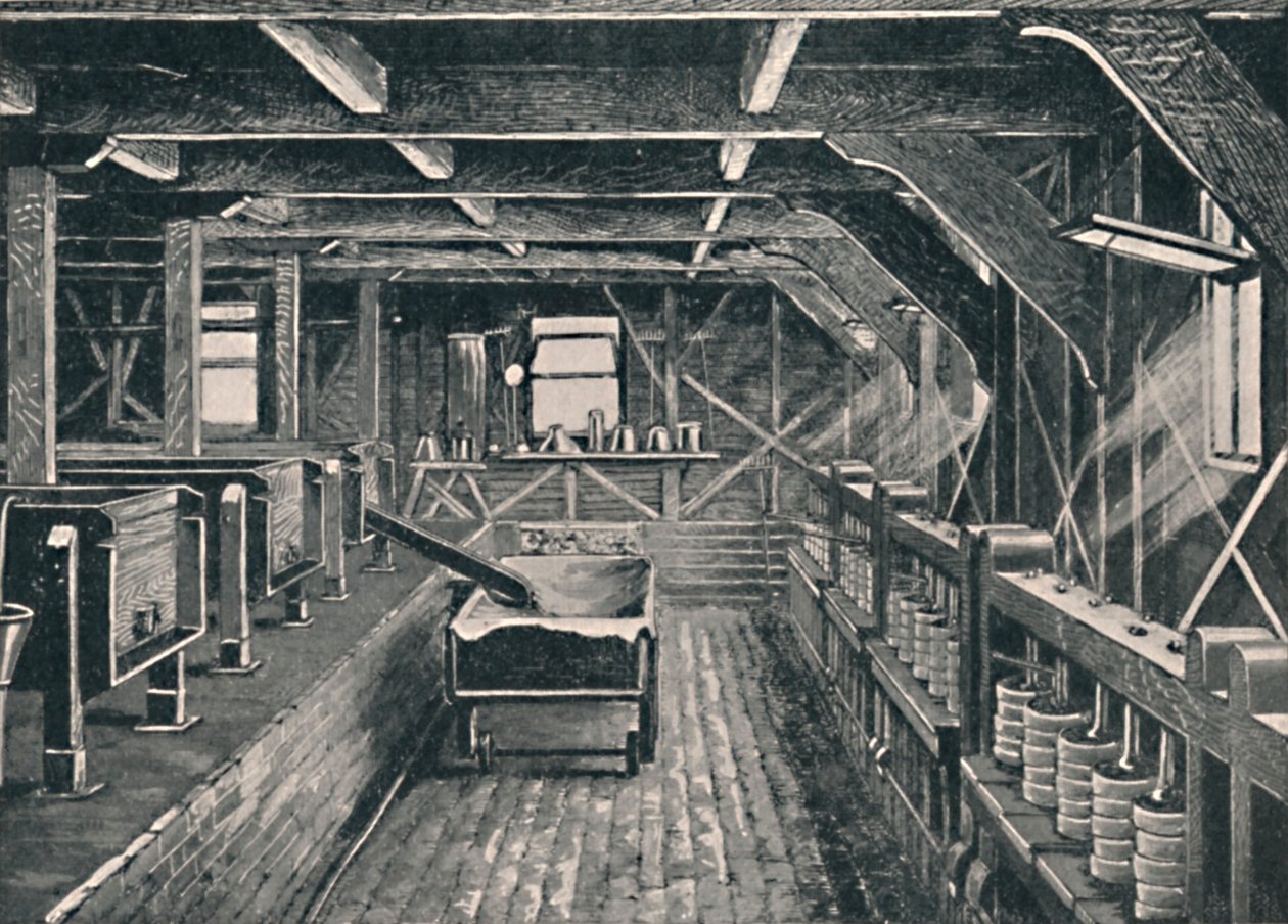The Longford Cheese Factory, Derbyshire, c1881, 1904 af Unbekannt