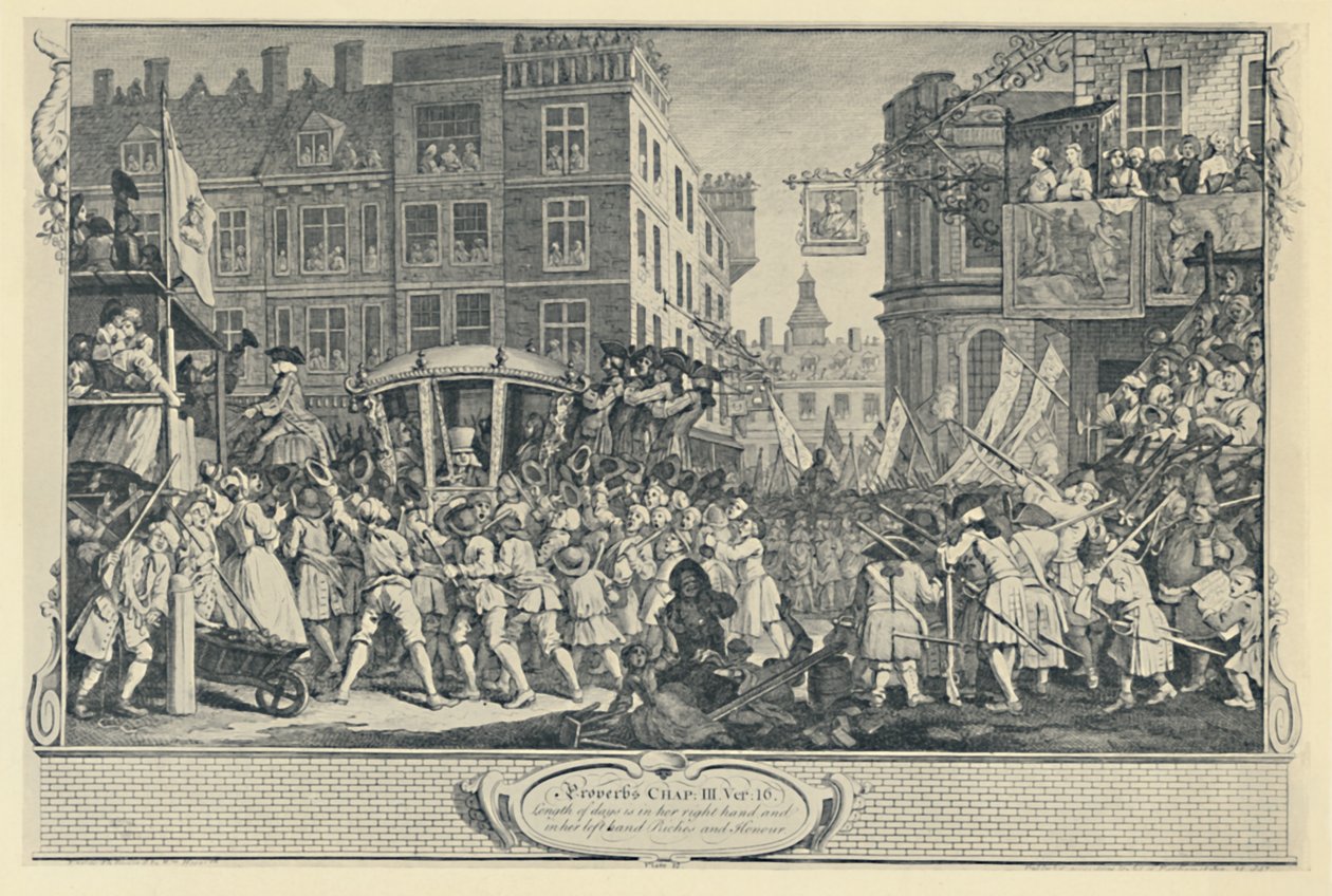 Overborgmestershowet. Fra Serien Industri og lediggang, 1747, 1920 af Unbekannt