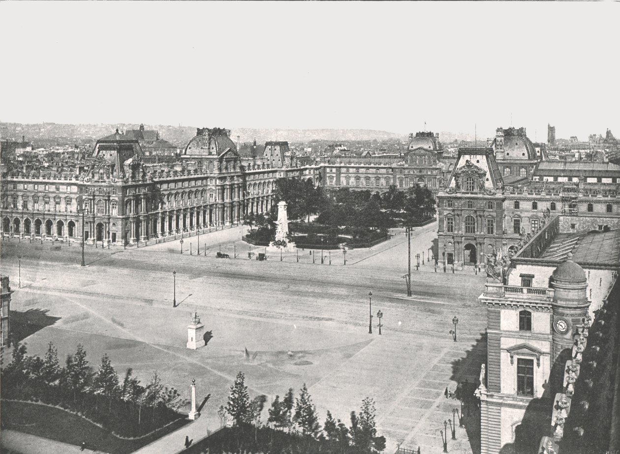 Louvre, Paris, Frankrig, 1895. af Unbekannt