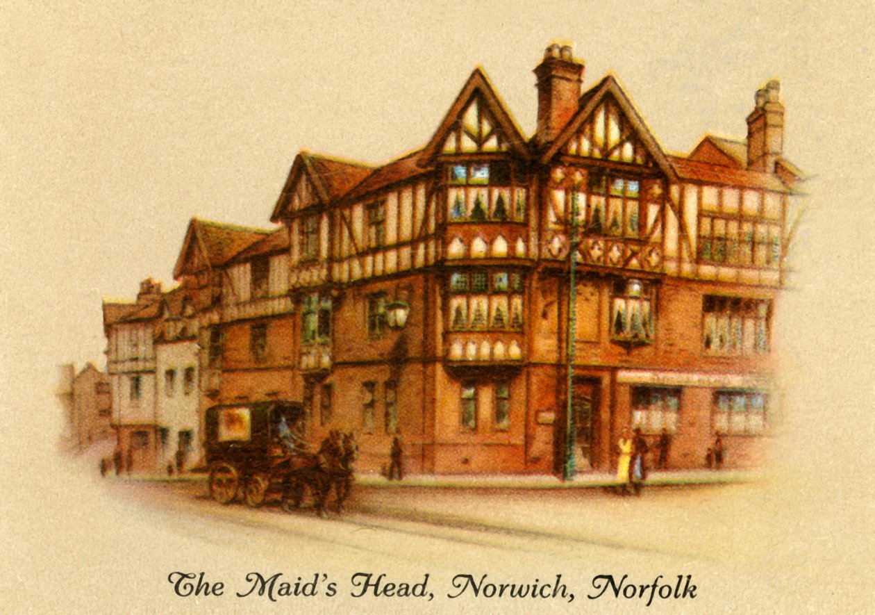 The Maids Head, Norwich, Norfolk, 1936. af Unbekannt