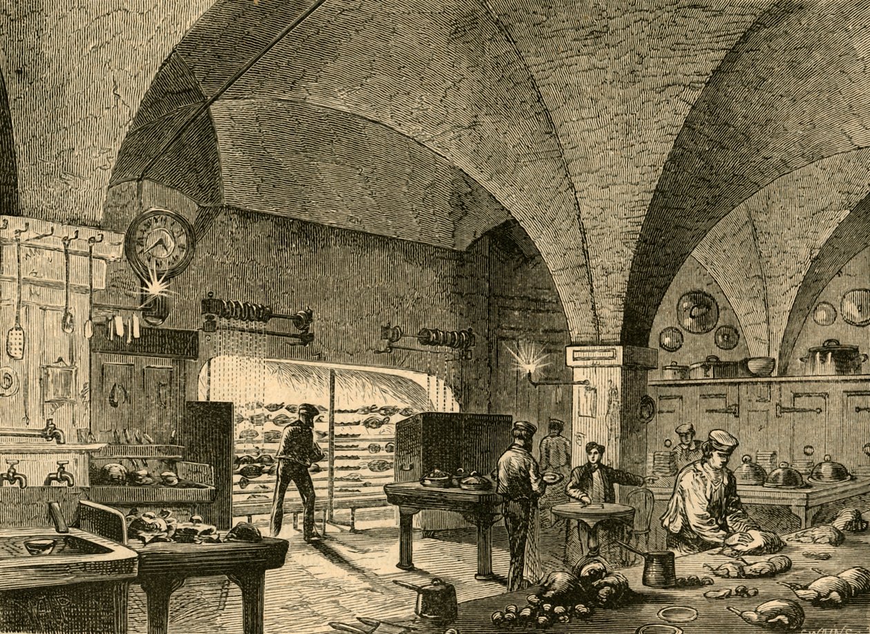 The Mansion House Kitchen, 1897. af Unbekannt