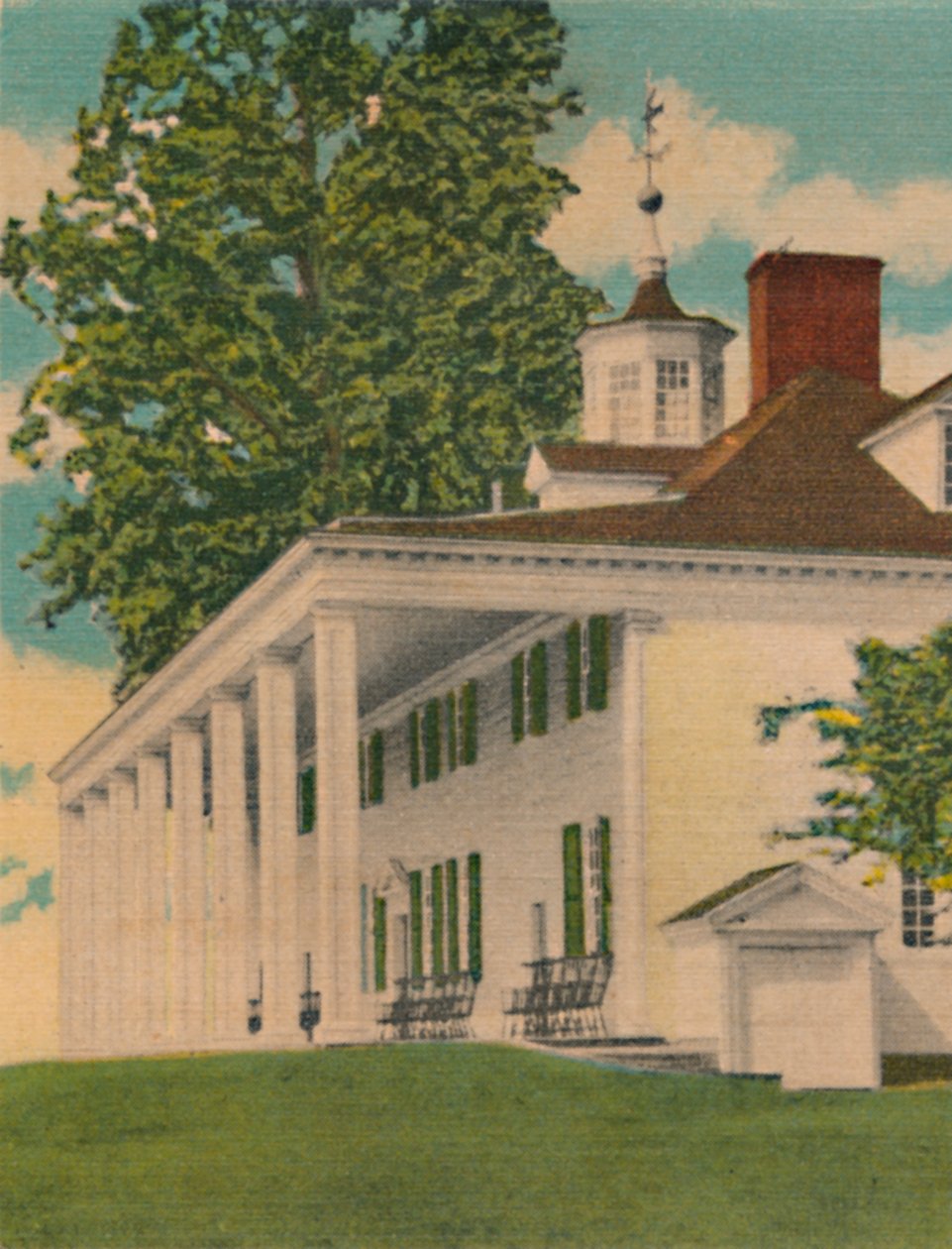 The Mansion, flodhøjde, 1946 af Unbekannt