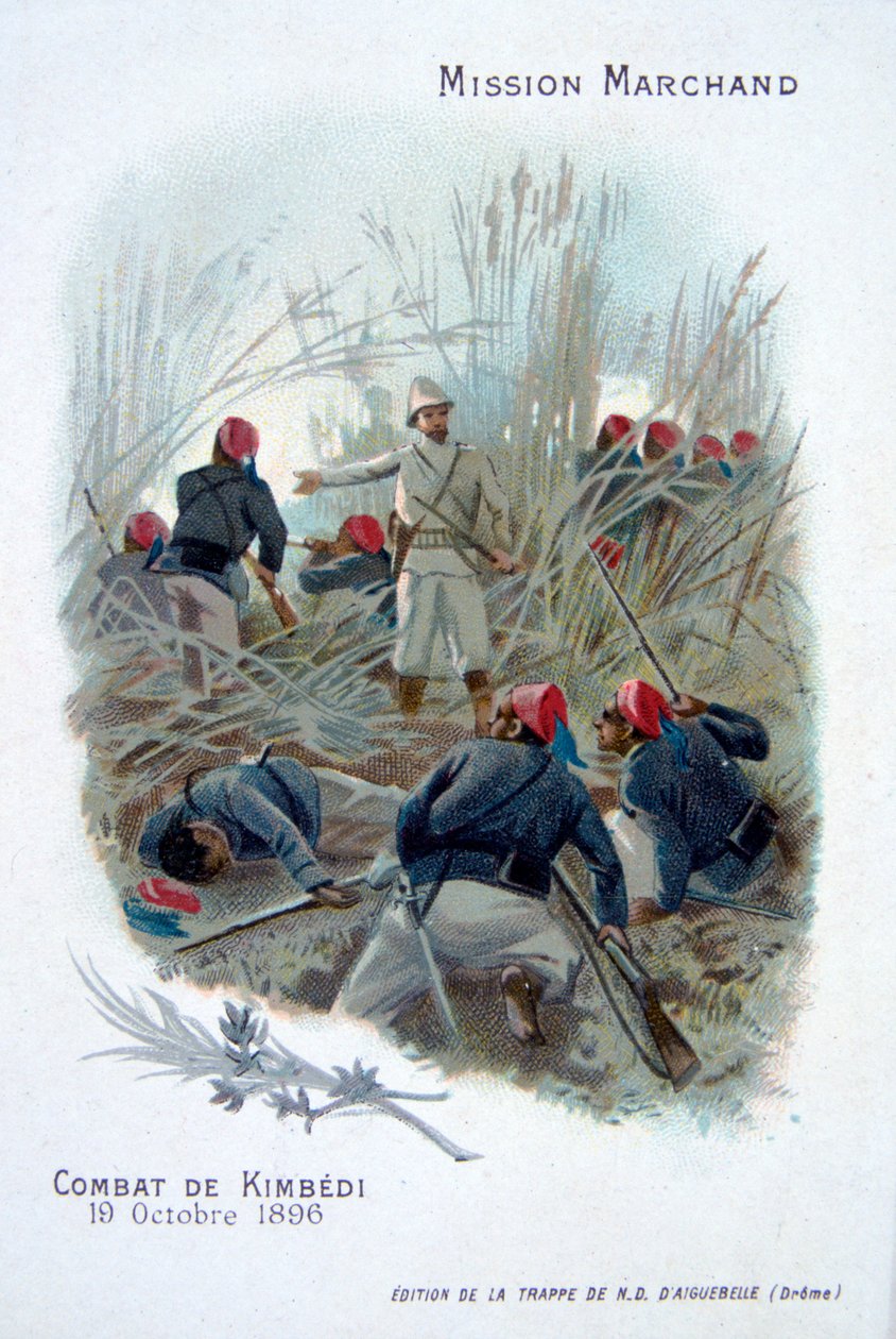 Marchand-ekspeditionen: kamp ved Kimbedi, Congo, 19. oktober 1896 af Unbekannt