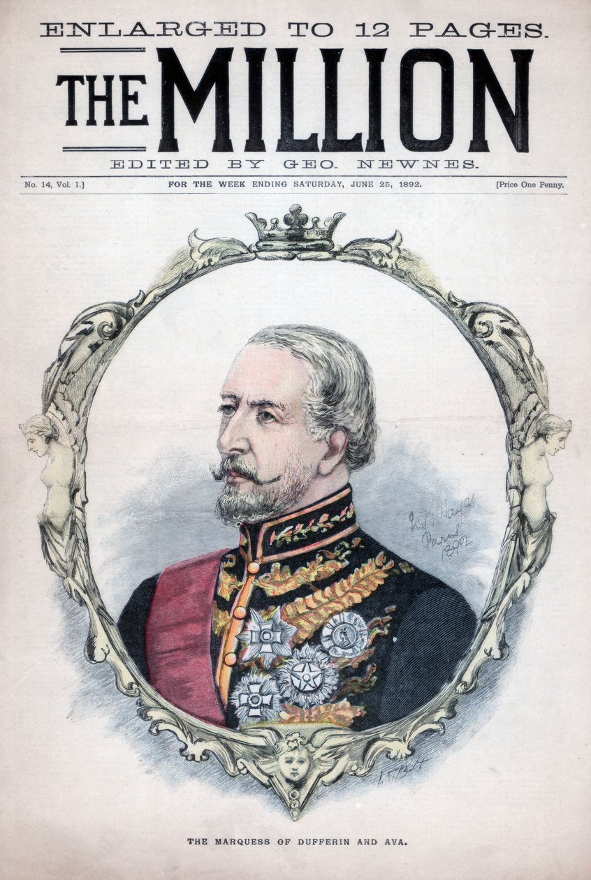 Markisen af Dufferin og Ava, 1892 af Unbekannt