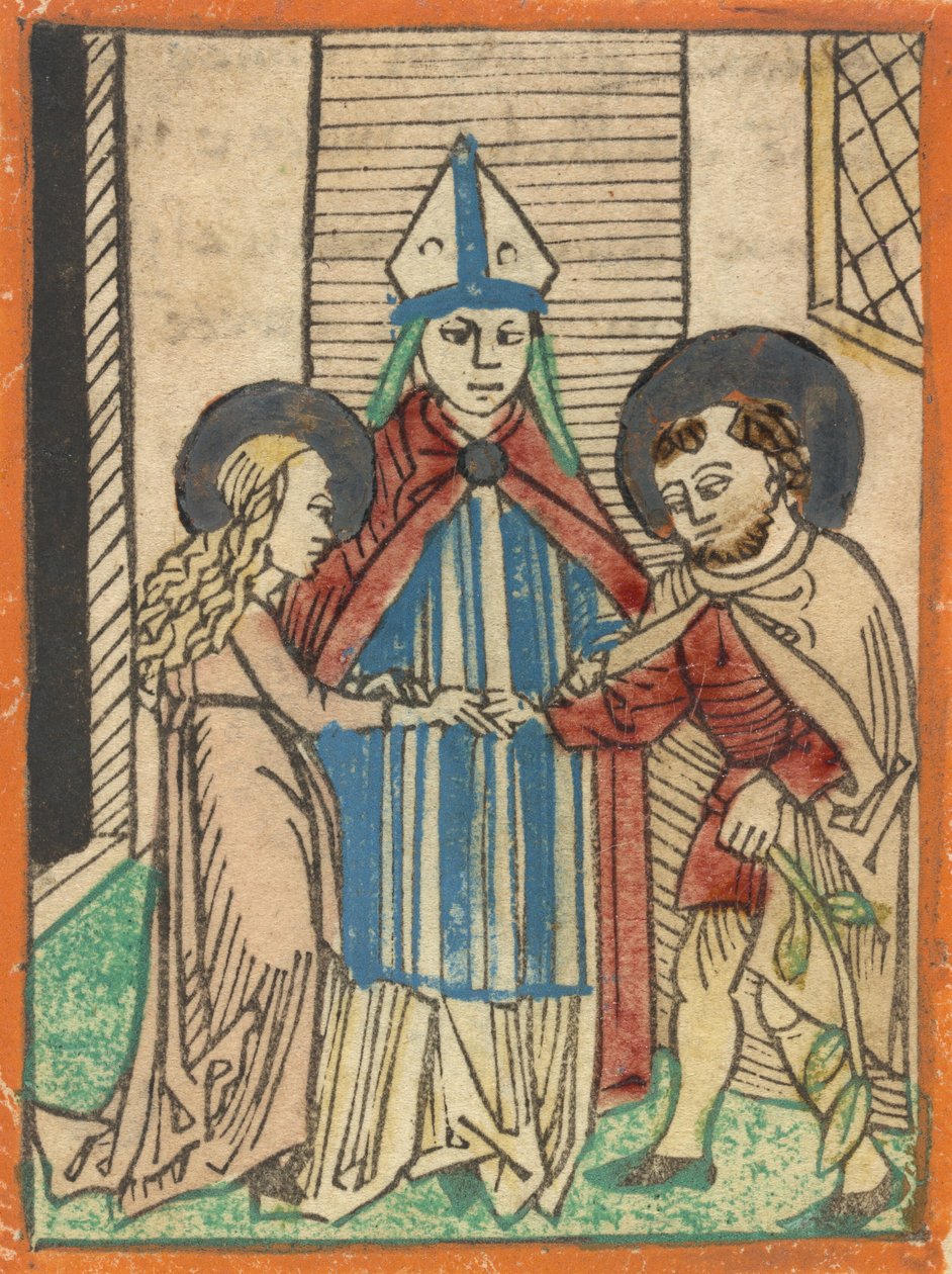Jomfruens ægteskab, 14801490. af Unbekannt
